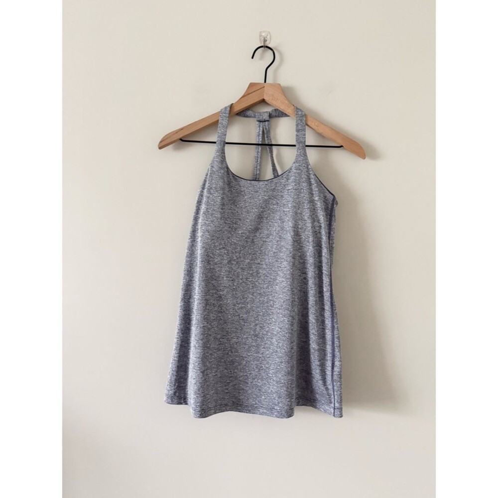 GAP Fit Heather Purple Racerback Athletic Tank Top Size XS